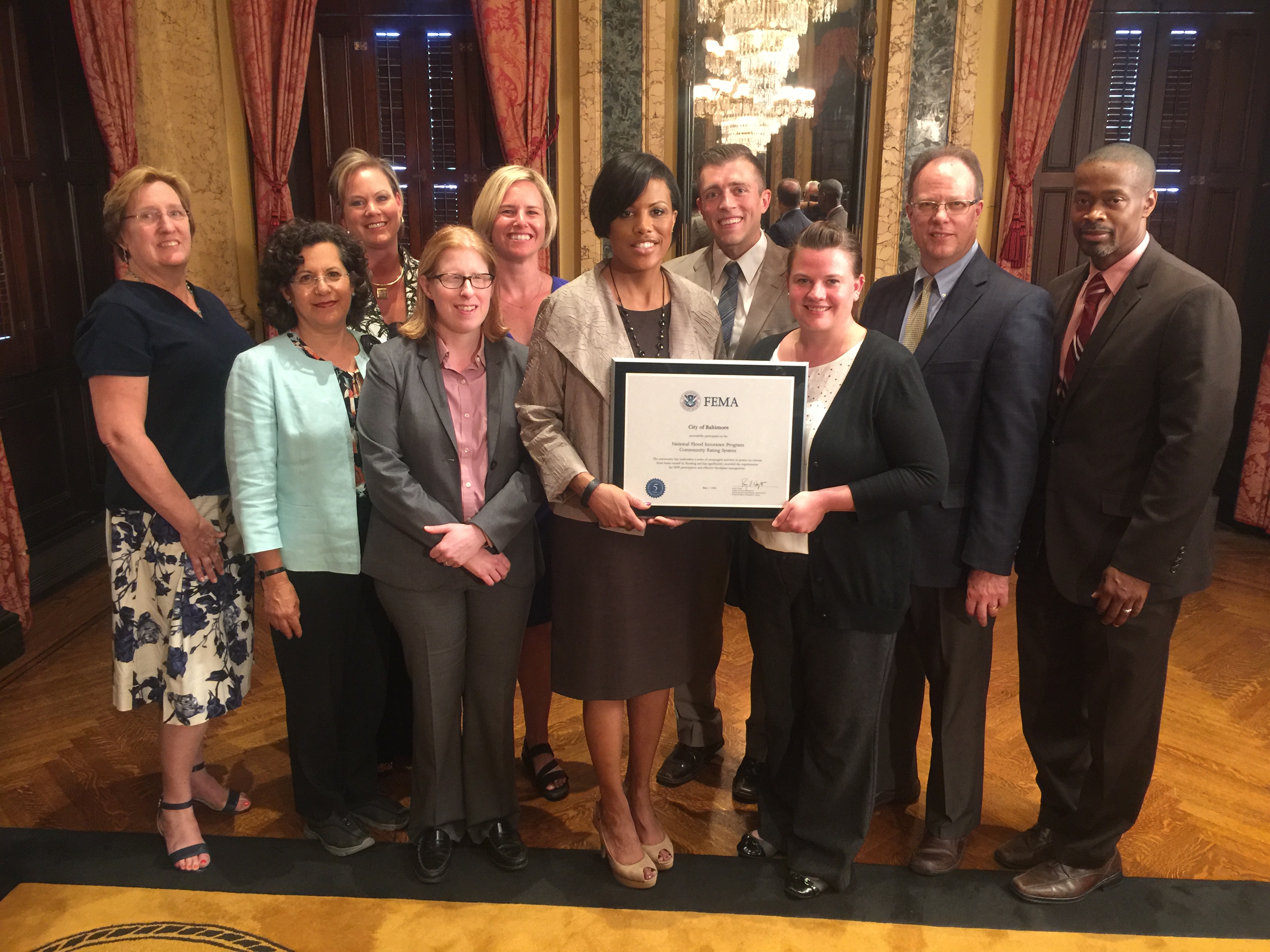 FEMA recognizes Baltimore City for Flood hazard preparedness